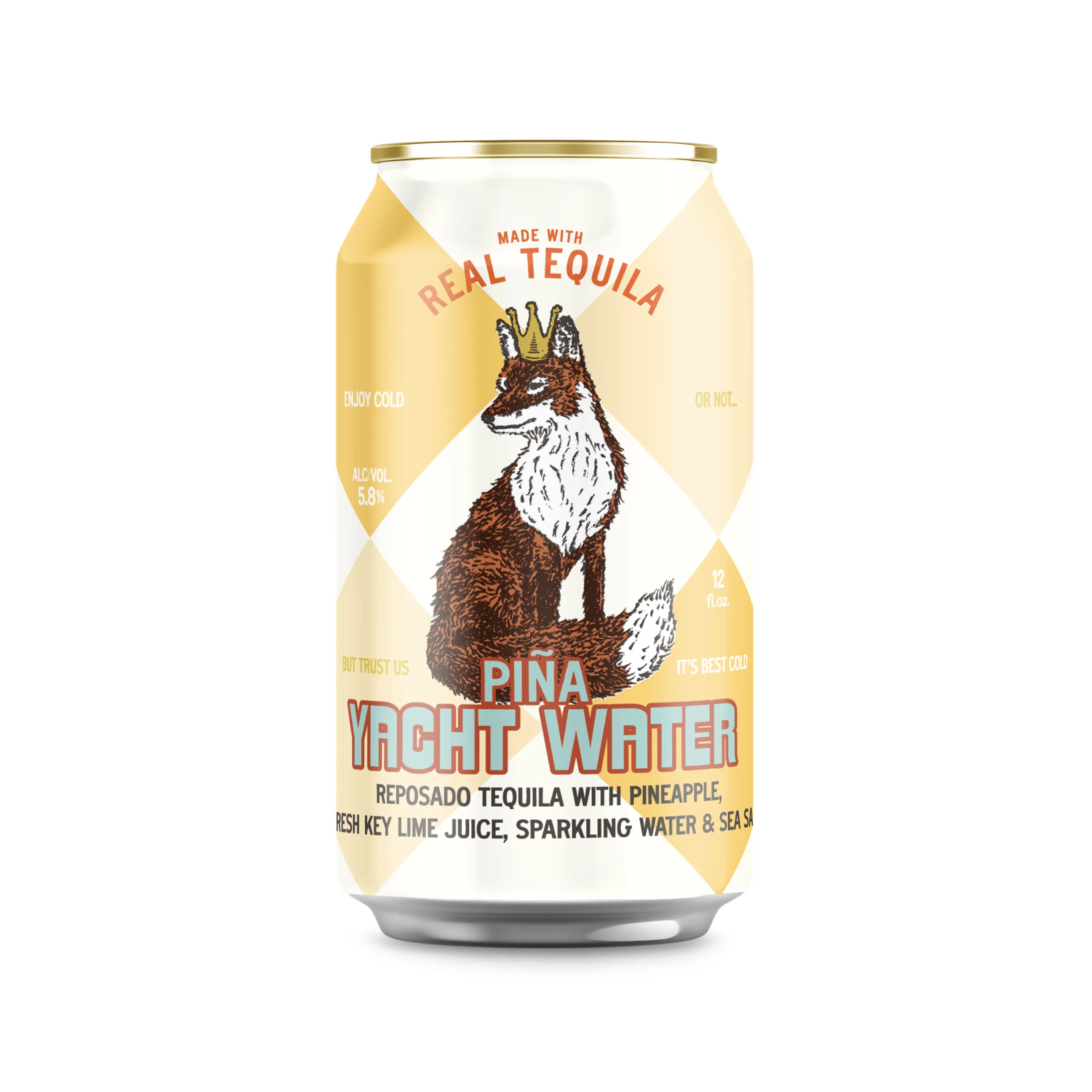 Yacht Water Piña Can